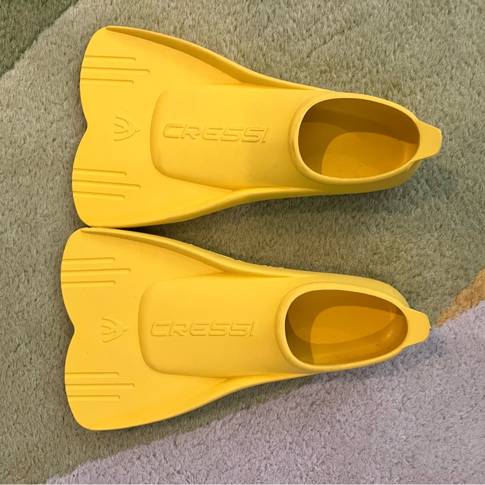 Cressi Kids Swim Fins - Yellow